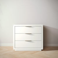 Quadro Single Dresser in Solid White finish