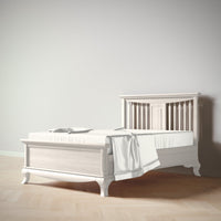 Antonio Full Bed in Washed White finish