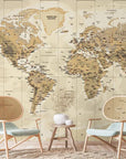 Classic Vintage Map Wallpaper