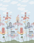 Flower houses Wallpaper