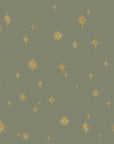 Stars Olive Classic Wallpaper