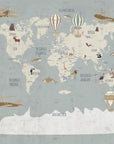 Vintage travel map Wallpaper