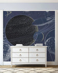The Outer Space Blue Wallpaper