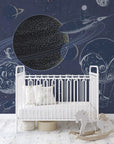 The Outer Space Blue Wallpaper
