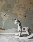 Vintage travel map Wallpaper