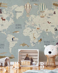 Vintage travel map Wallpaper
