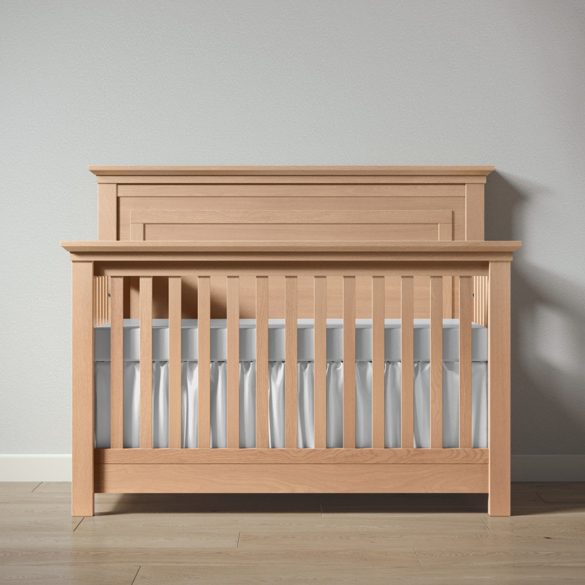 Karisma 5-in-1 convertible crib with solid back