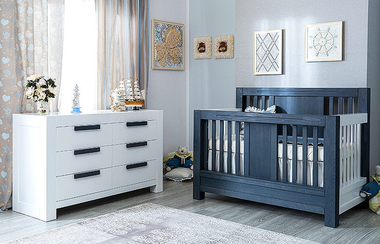Uptown Double Dresser by Romina Furniture | Baby Furniture | Solid Wood Uptown Double Dresser by Romina Furniture | Baby Furniture | Solid Wood