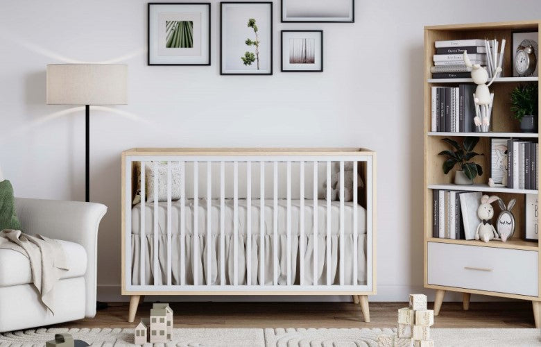 New York Collection, Natural and White Double Dresser