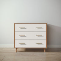 New York Single Dresser in Bruno Antico / Bianco Satinato finish
