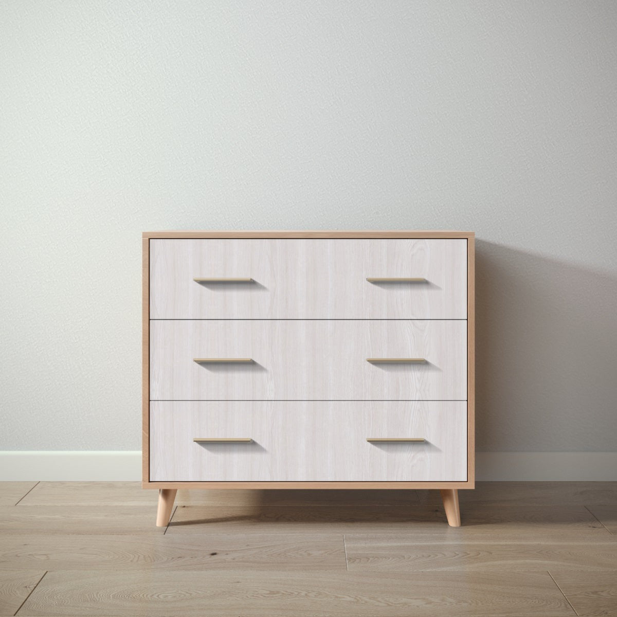 New York Single Dresser in Albero Puro / Washed White finish