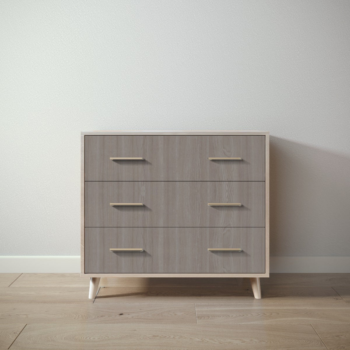 New York Single Dresser in Ash / Aqua Grey finish