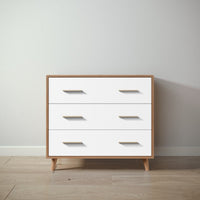 New York Single Dresser in Bruno Antico / Solid White finish