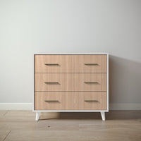 New York Single Dresser in Bianco Satinato / Albero Puro finish