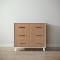 New York Single Dresser in Bianco Satinato / Bruno Antico finish
