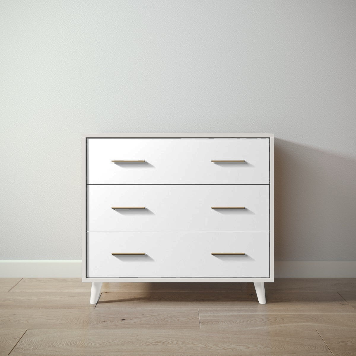 New York Single Dresser in Bianco Satinato / Solid White finish