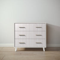 New York Single Dresser in Bianco Satinato / Washed White finish