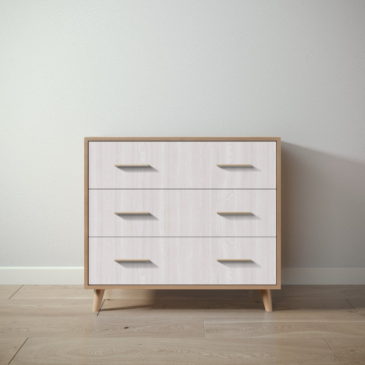 New York Single Dresser in Harvest / Washed White finish
