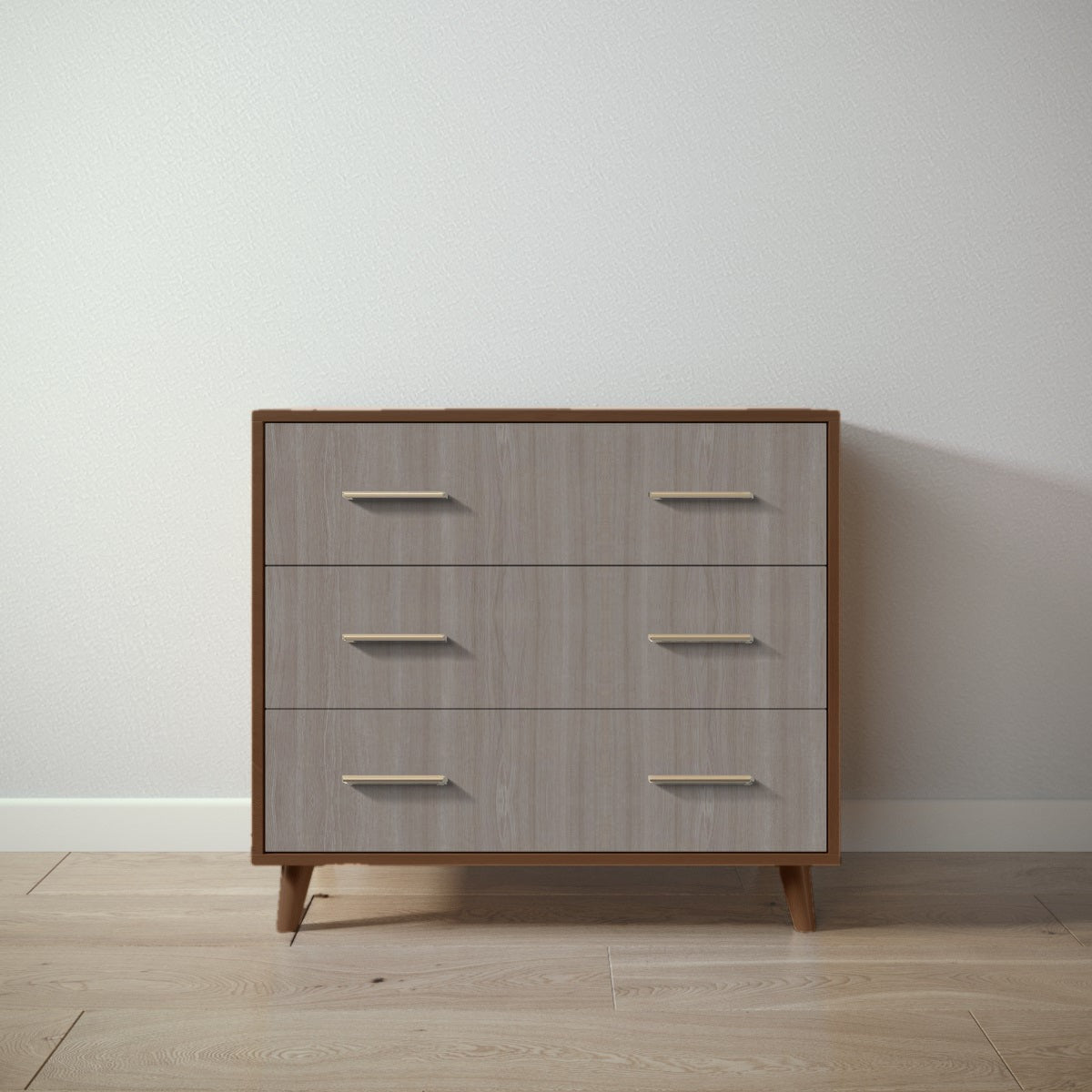 New York Single Dresser in Nocello / Aqua Grey finish