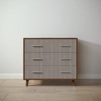 New York Single Dresser in Nocello / Aqua Grey finish