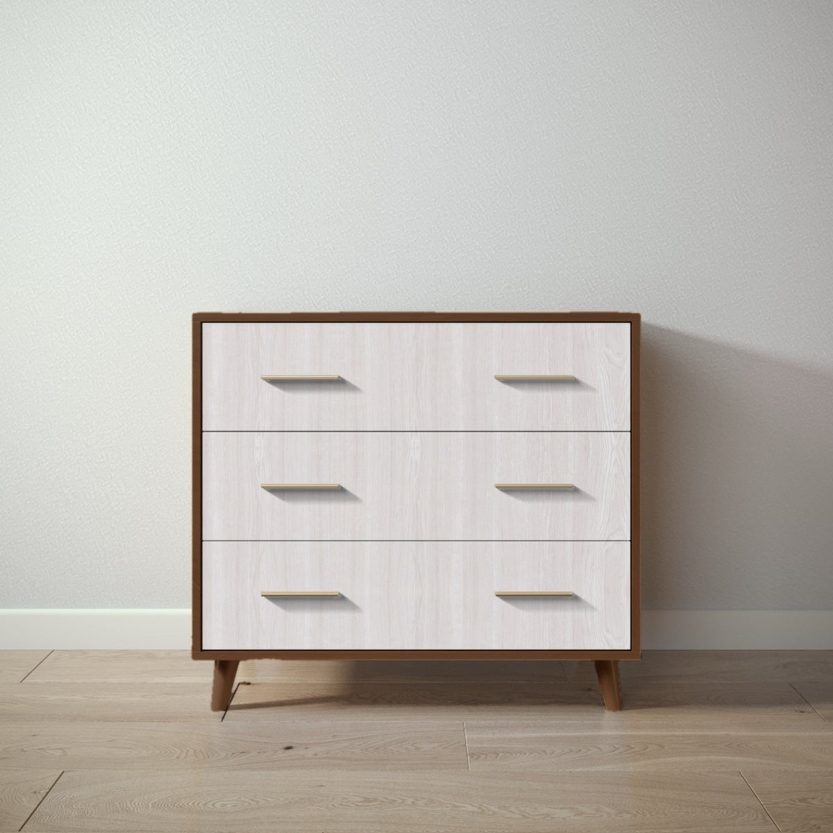 New York Single Dresser in Nocello / Washed White finish