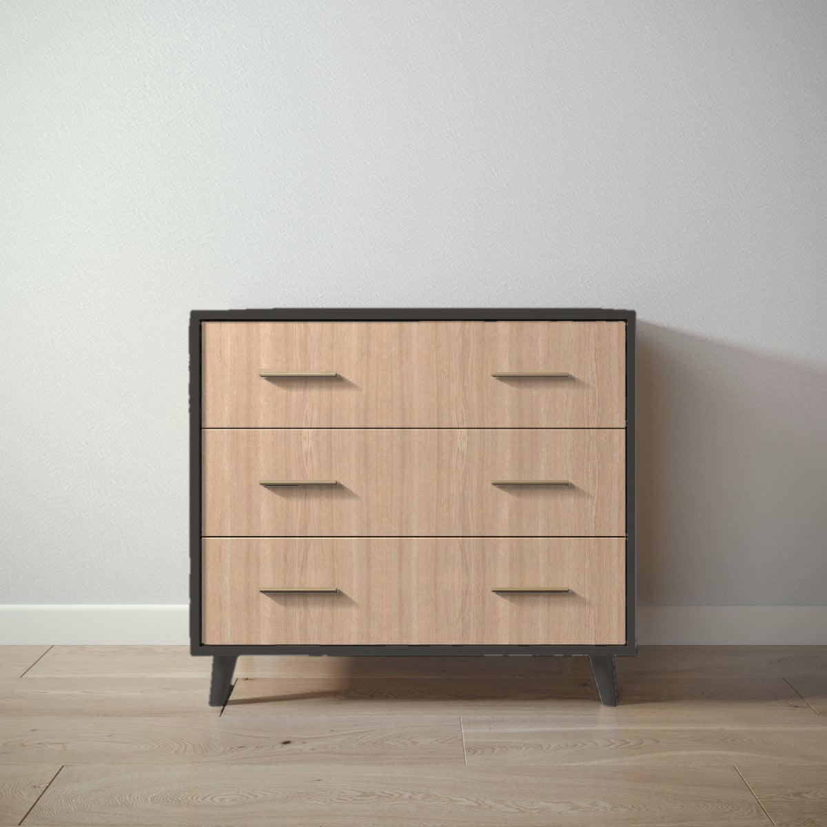 New York Single Dresser in Peppercorn / Albero Puro finish