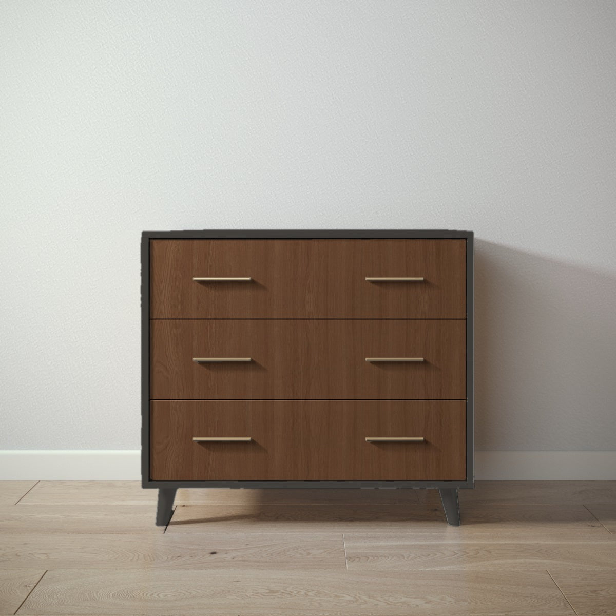 New York Single Dresser in Peppercorn / Nocello finish
