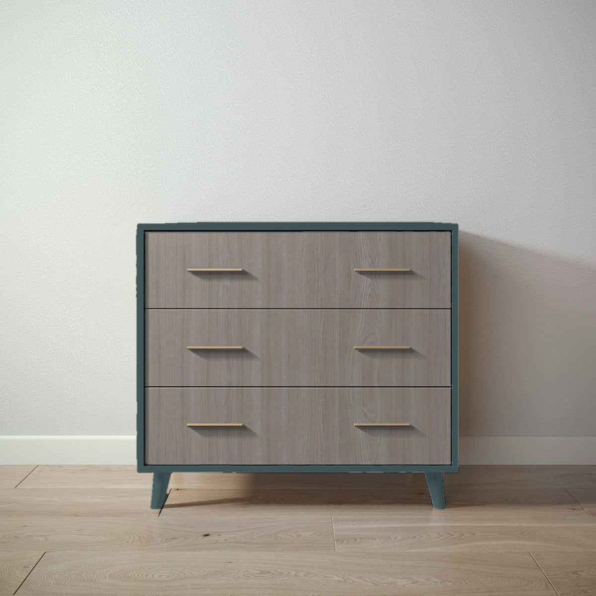 New York Single Dresser in Rosemary / Aqua Grey finish