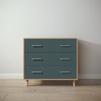 New York Single Dresser in Sandstone / Rosemary finish