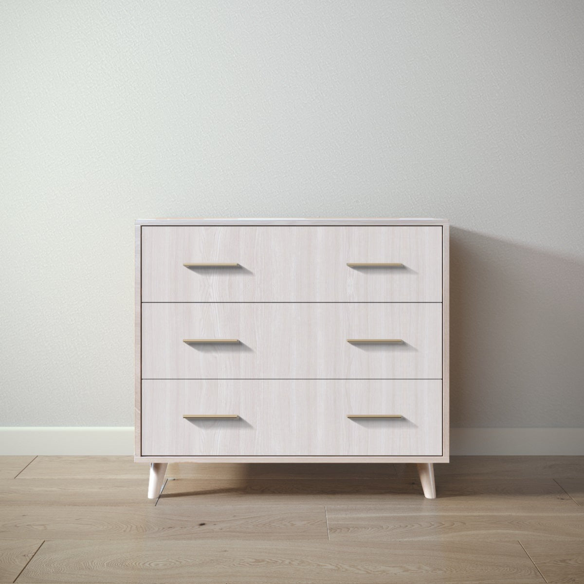 New York Single Dresser in Washed White / Washed White finish