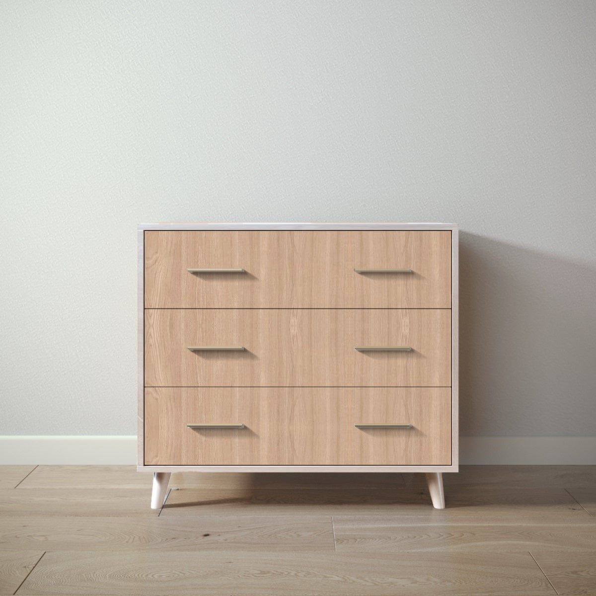 New York Single Dresser in Washed White / Albero Puro finish