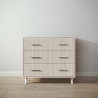 New York Single Dresser in Washed White / Ash finish