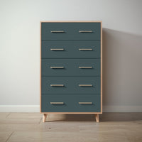 New York Tall Chest in Albero Puro / Rosemary finish
