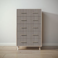 New York Tall Chest in Ash / Aqua Grey finish