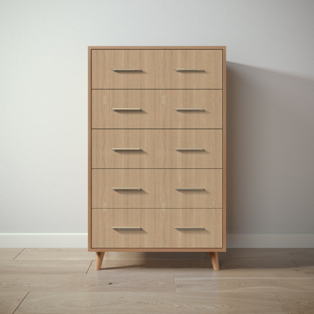 New York Tall Chest in Bruno Antico / Sandstone finish