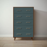 New York Tall Chest in Nocello / Rosemary finish