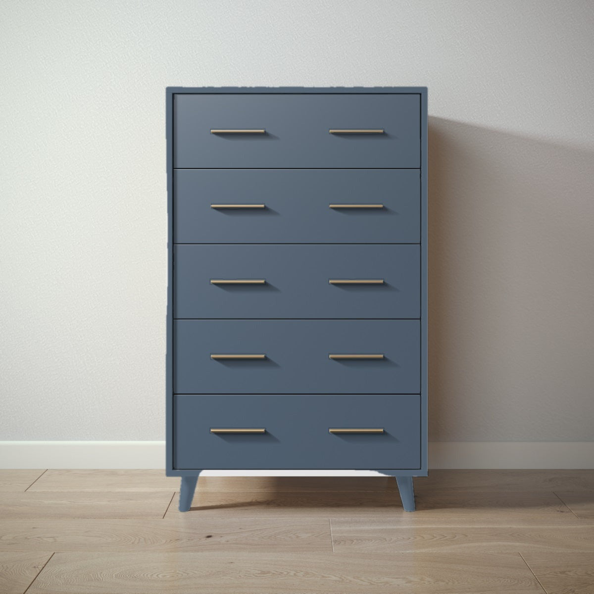 New York Tall Chest in Navy / Navy finish