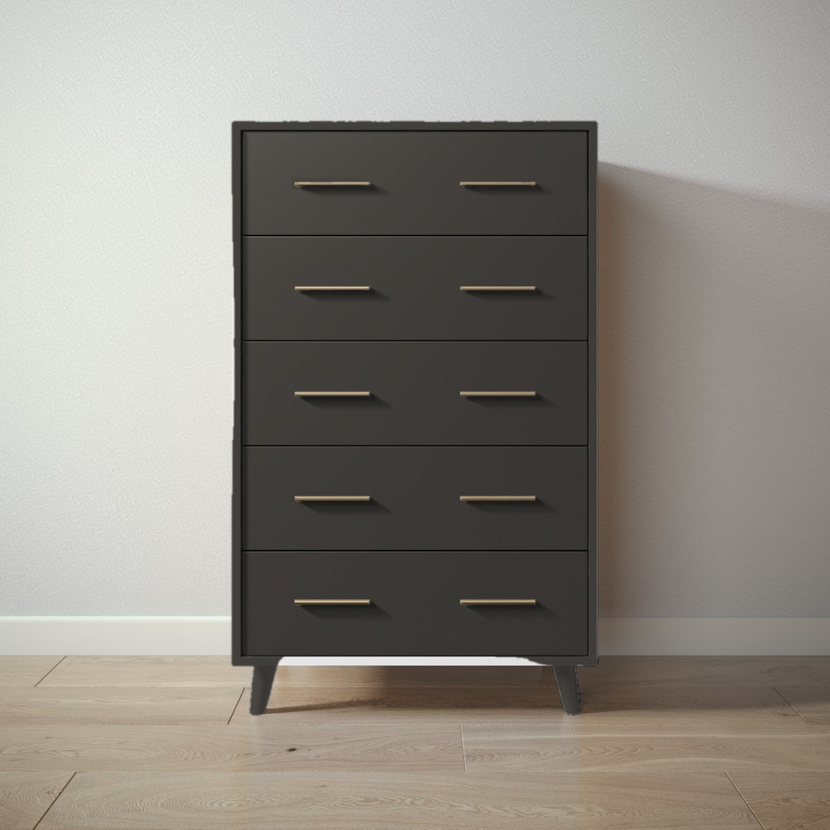New York Tall Chest in Peppercorn / Peppercorn finish