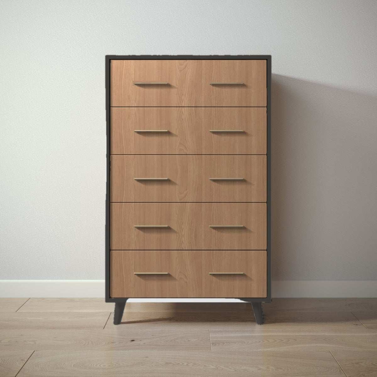 New York Tall Chest in Peppercorn / Bruno Antico finish