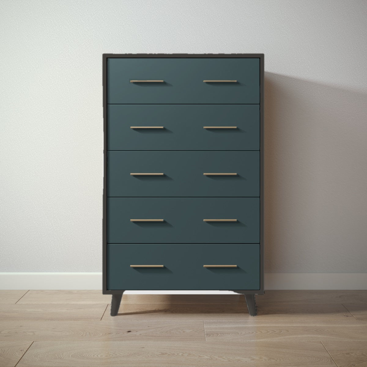 New York Tall Chest in Peppercorn / Rosemary finish