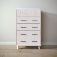 New York Tall Chest in Washed White / Washed White finish