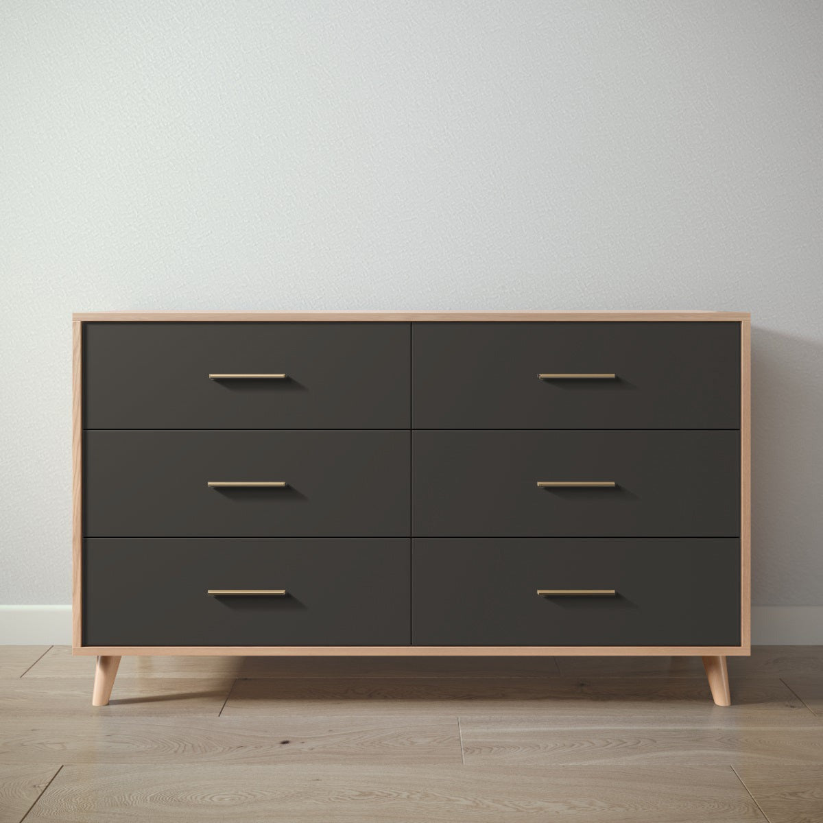 New York Double Dresser in Albero Puro / Peppercorn finish