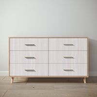 New York Double Dresser in Albero Puro / Washed White finish