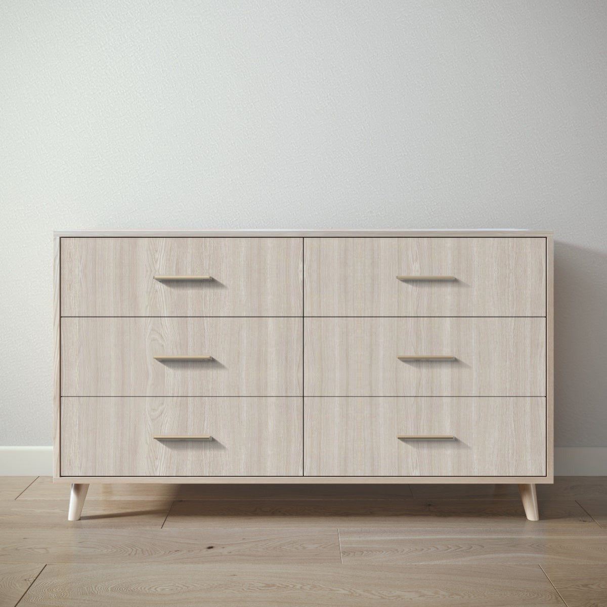 New York Double Dresser in Ash / Ash finish