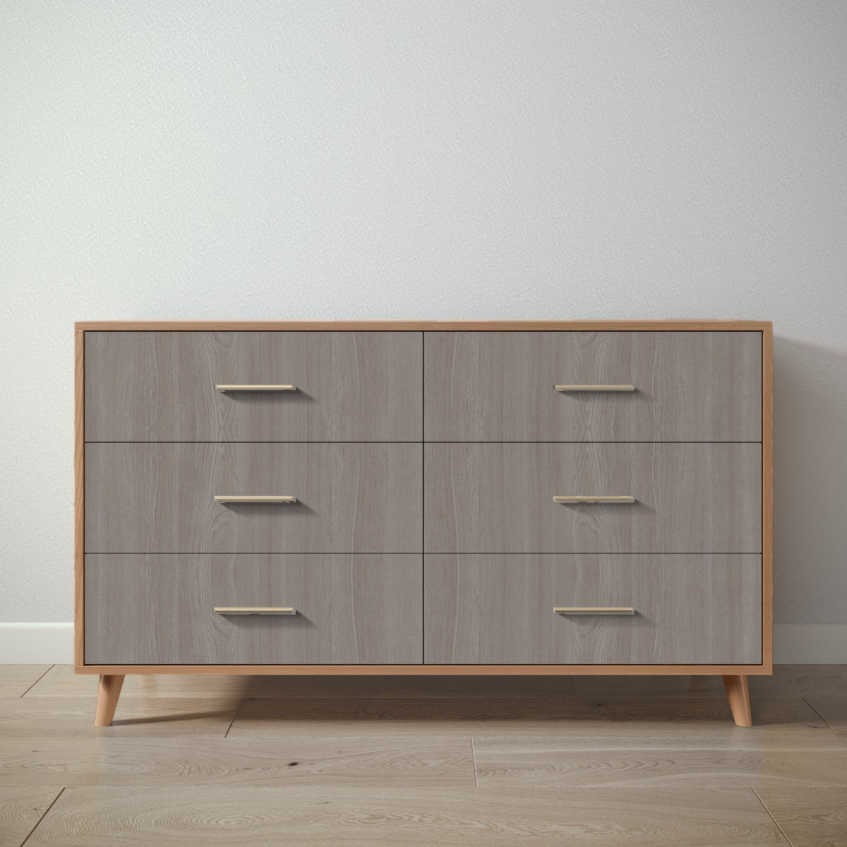New York Double Dresser in Bruno Antico / Aqua Grey finish