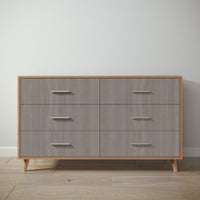 New York Double Dresser in Bruno Antico / Aqua Grey finish
