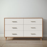 New York Double Dresser in Bruno Antico / Bianco Satinato finish