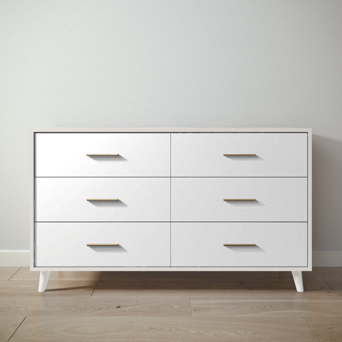 New York Double Dresser in Bianco Satinato / Solid White finish