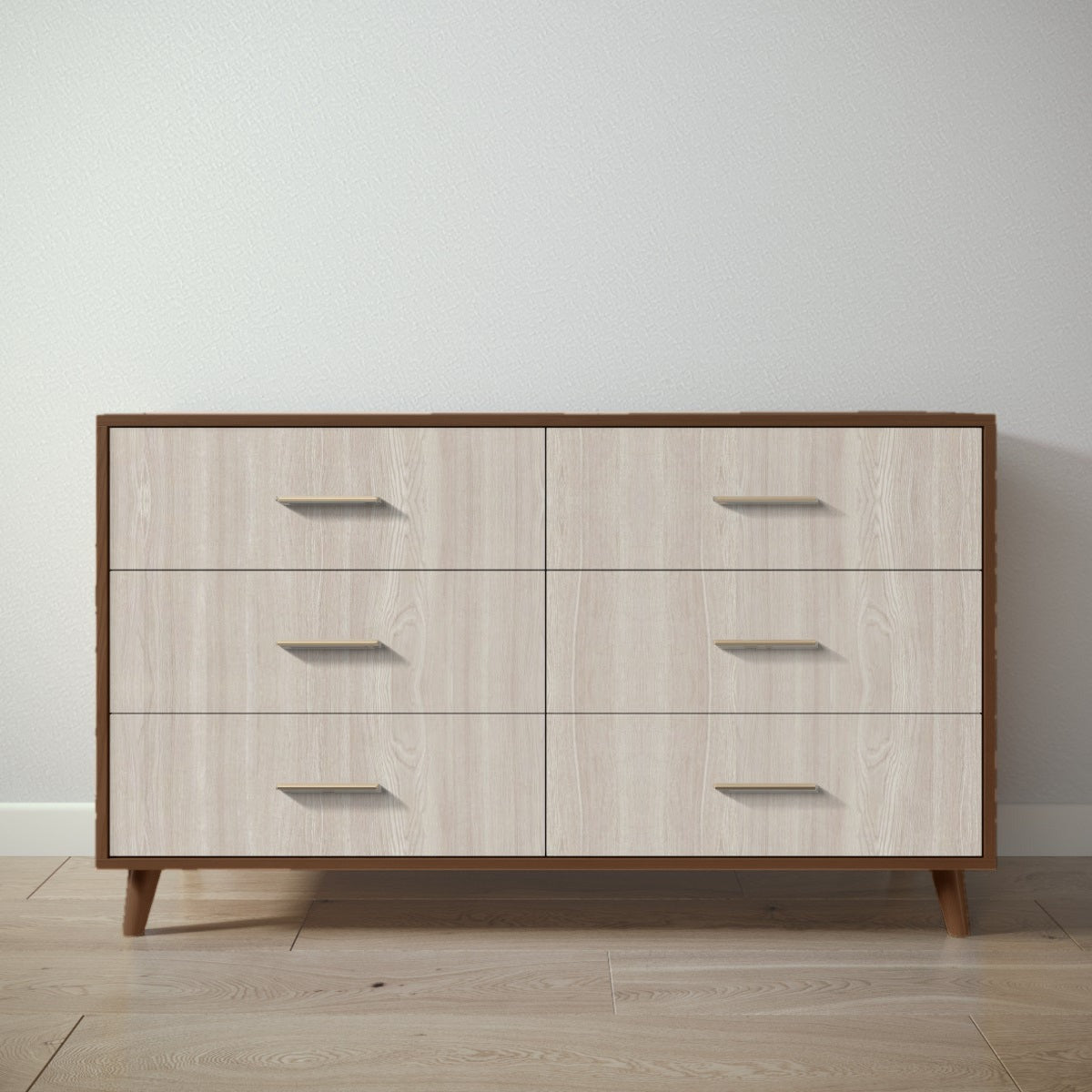New York Double Dresser in Nocello / Ash finish