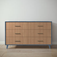 New York Double Dresser in Navy / Bruno Antico finish